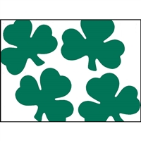 5in Tissue Shamrocks