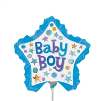 14 inch Baby Boy Star With Ruffle