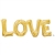 25 inch x 9 inch - LOVE - Phrase GOLD