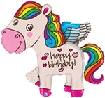 Rainbow, birthday, and unicorn!