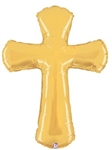 Gold Cross Balloon