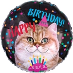 Happy Birthday Cat Balloon