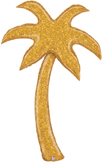 60 inch Gold Glitter Palm Tree