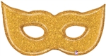 51 inch Gold Glitter Mask