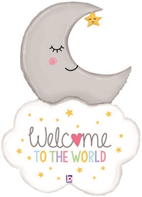Welcome Baby Moon Balloon