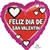 Feliz Dia De San Valentin foil balloon