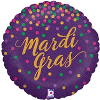 Glittering Mardi Gras Confetti