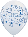 11 inch Qualatex First Communion Symbols-BOY