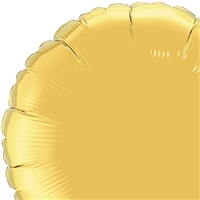 36 inch Round Qualatex Foil GOLD, Price Per Package of 5