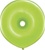 16 inch GEO Donut Qualatex LIME GREEN