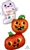 Ghost & Pumpkin Stack Balloon