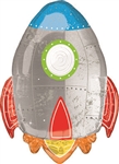 29 inch Blast Off Spaceship Foil Balloon