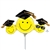 14 inch Happy Grad Faces Mini Shape