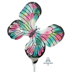 Iridescent Butterfly Holographic Balloon