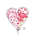 Flamingo Baby Girl Balloon