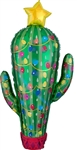 40 inch Christmas Cactus Foil Balloon