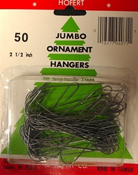 2 1/2 inch Jumbo Ornament Hangers for Long-Needle Trees