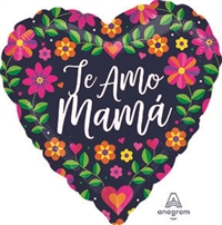 Te Amo Mama Floral Balloon