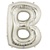 40 inch Letter B Megaloon SILVER