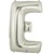 40 inch Letter E Megaloon SILVER