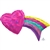 Rainbow with Heart Foil Balloon