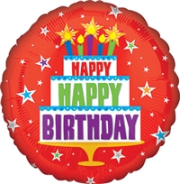 Happy Birthday Foil Balloon