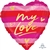 18 inch My Love (PKG) - Heart Shaped Foil Balloon, Price Per EACH, Minimum Order 5