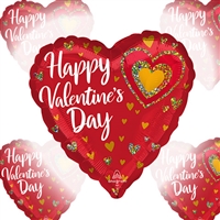 Valentine's Day Glitter Hearts