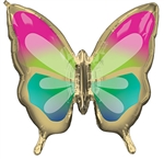 Tropical Butterfly Foil Balloon