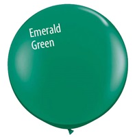 3 foot Qualatex Jewel EMERALD GREEN