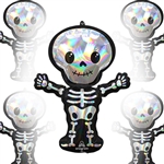 Iridescent Skeleton Balloon