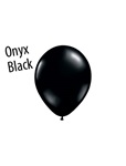 5 inch Jewel Onyx Black latex balloons