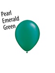 Pearl Emerald Green latex balloons