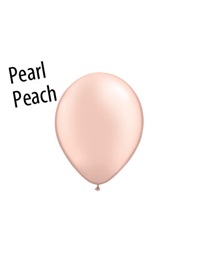 5 inch Pastel Pearl Peach latex balloons