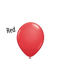 5 inch Red latex balloons