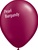 11in PEARL BURGUNDY Qualatex Radiant Pearl