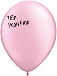 16 inch Qualatex Pastel PEARL PINK Latex Balloon