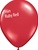 16 inch Qualatex Jewel RUBY RED Latex Balloon