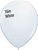 16 inch Qualatex WHITE Latex Balloon