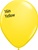 16 inch Qualatex Standard YELLOW Latex Balloon