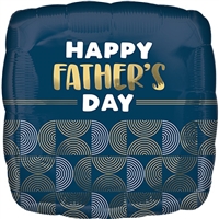 Father's Day Ribbed Lines Balloon
