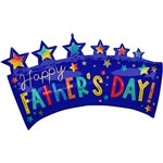 Father's Day Star Banner Balloon
