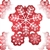 Nordic Snowflakes Foil Balloon