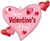 Valentine's Day Heart Foil Balloon