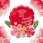 Valentine's Day Floral Balloon