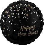 18 inch VLP New Years Pop- Round Foil Balloon