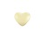 6in Qualatex Heart IVORY Silk, Price Per Bag of 100