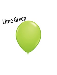 5 inch Fashion Lime Green latex balloons