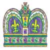 Mardi Gras Prismatic Crown