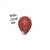 5 inch REFLEX CRYSTAL RED Balloon